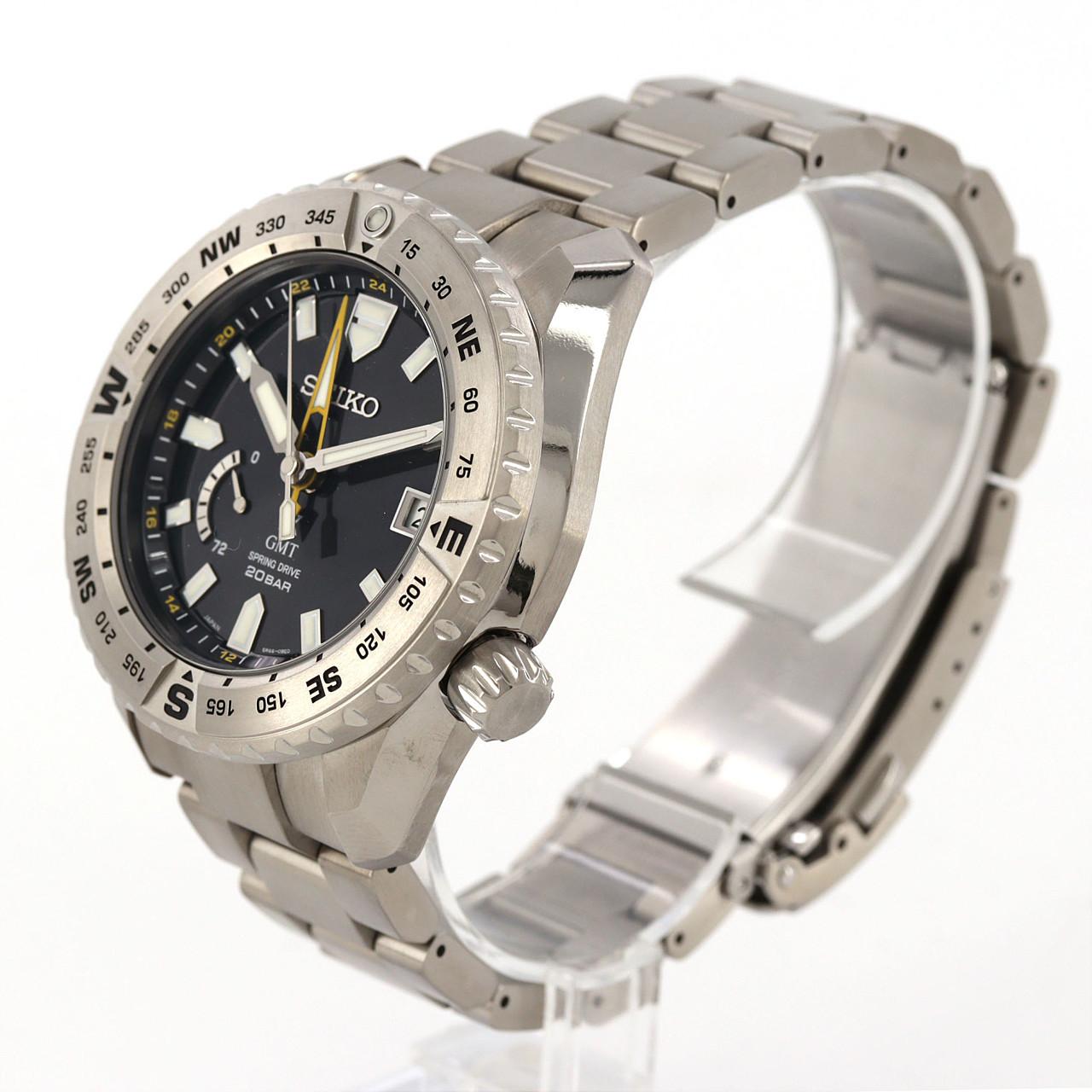 セイコー プロスペックス スプリングドライブ GMT チタン メンズ