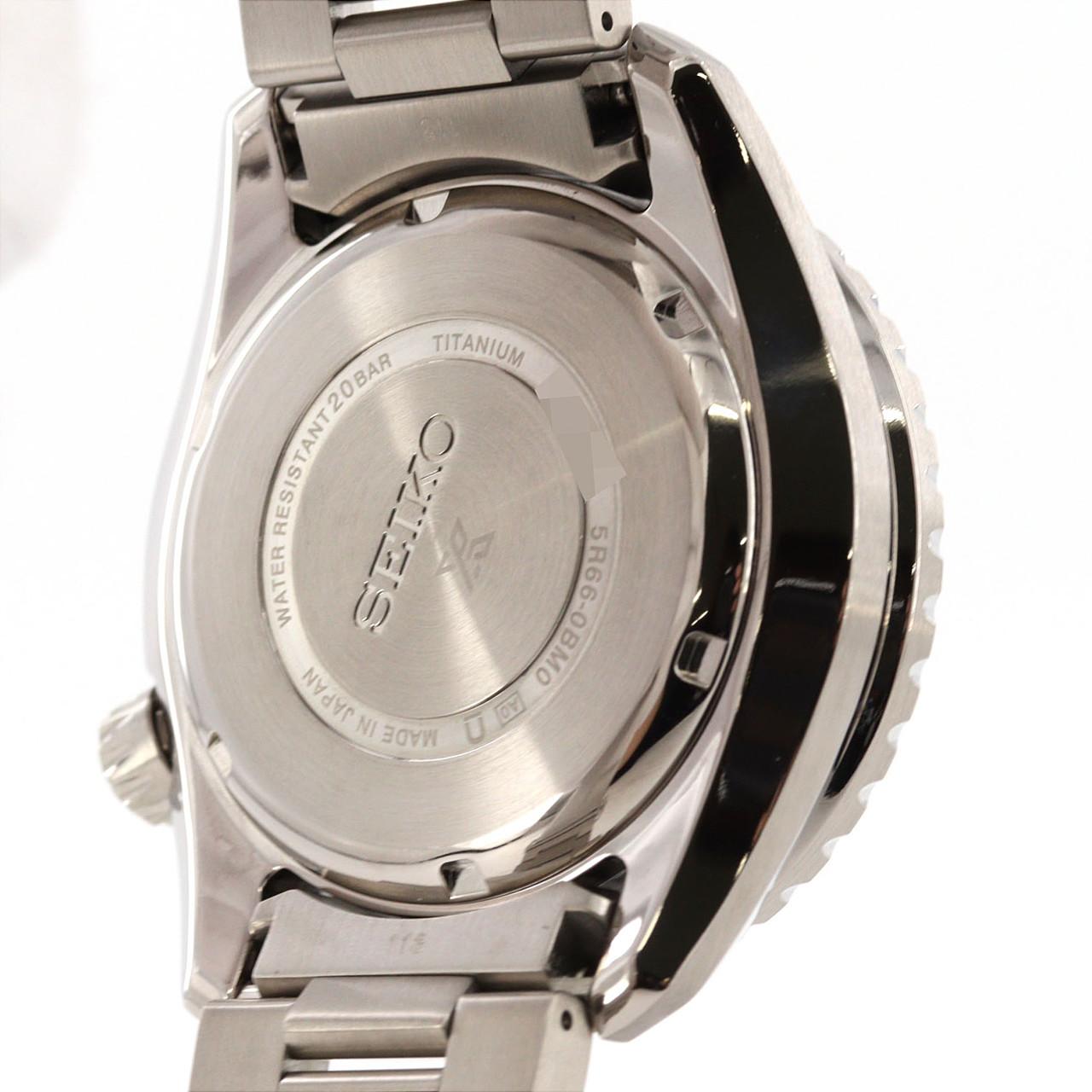 セイコー プロスペックス スプリングドライブ GMT チタン メンズ