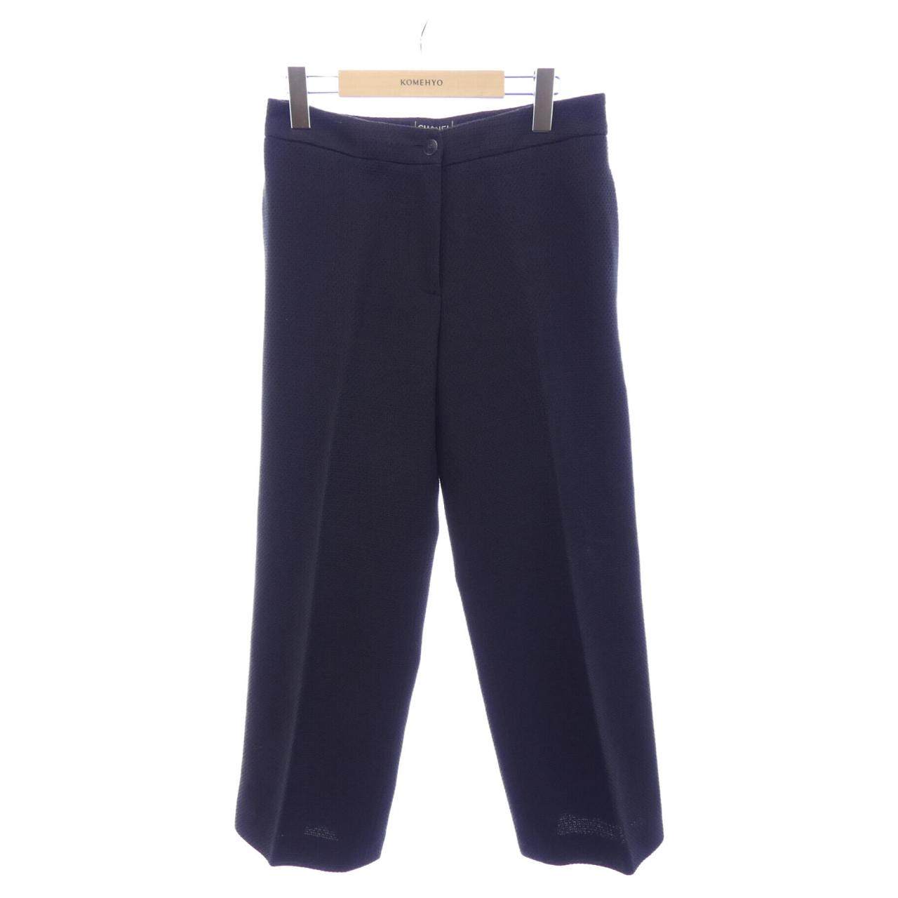 シャネル ウール混紡 パンツ