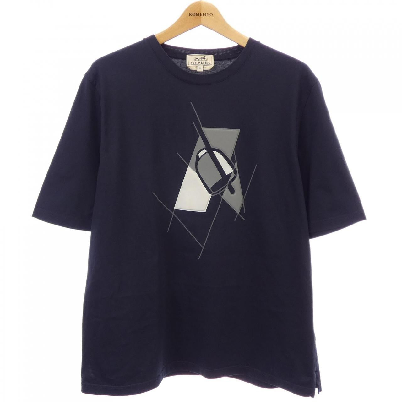 エルメス エトリエ アン フラグモン コットンTシャツ