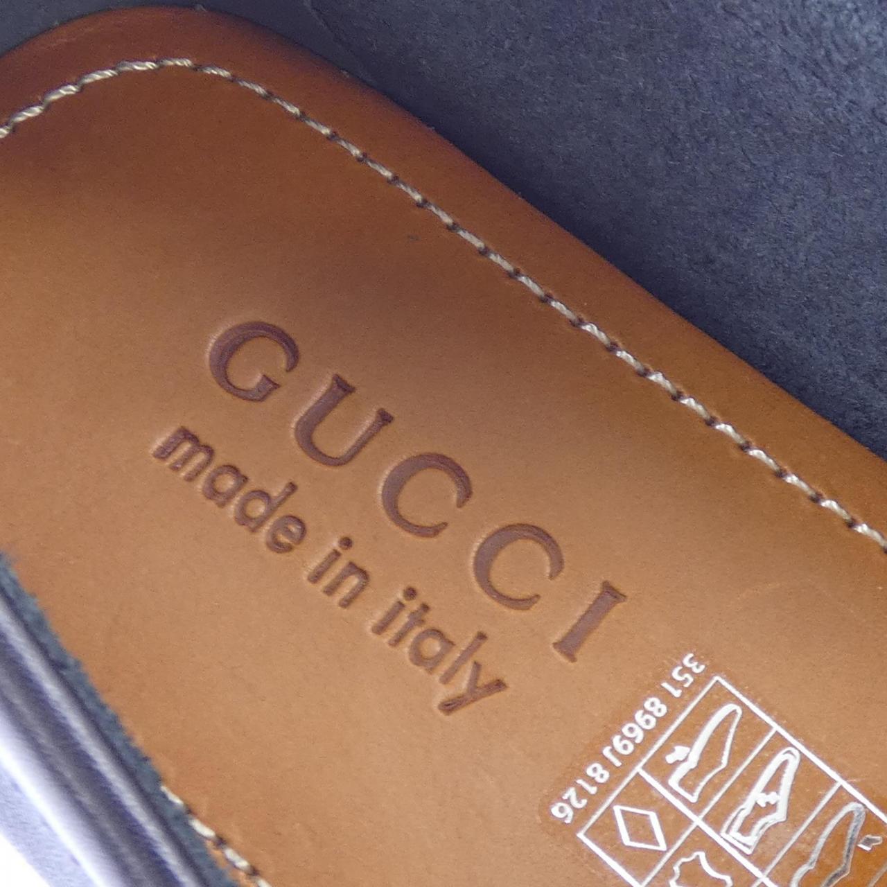 グッチ レザーシューズ