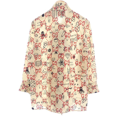 グッチ シルクシャツ