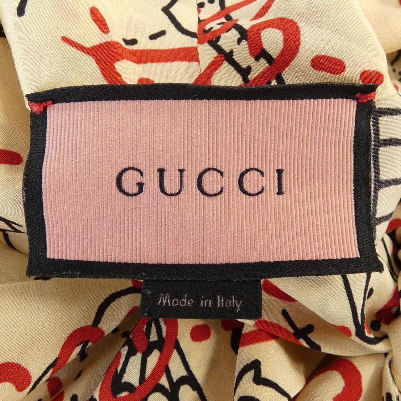 グッチ シルクシャツ