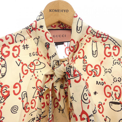グッチ シルクシャツ