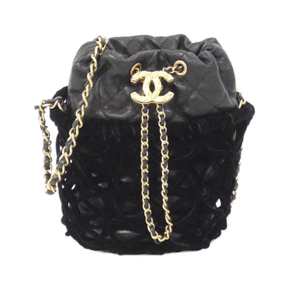 シャネル ゴート ベルベット ショルダーバッグ