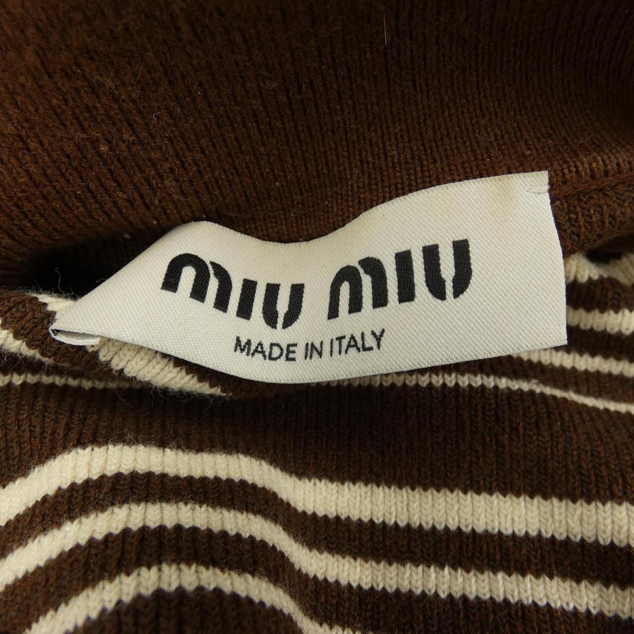 ミュウミュウ コットンポロシャツ