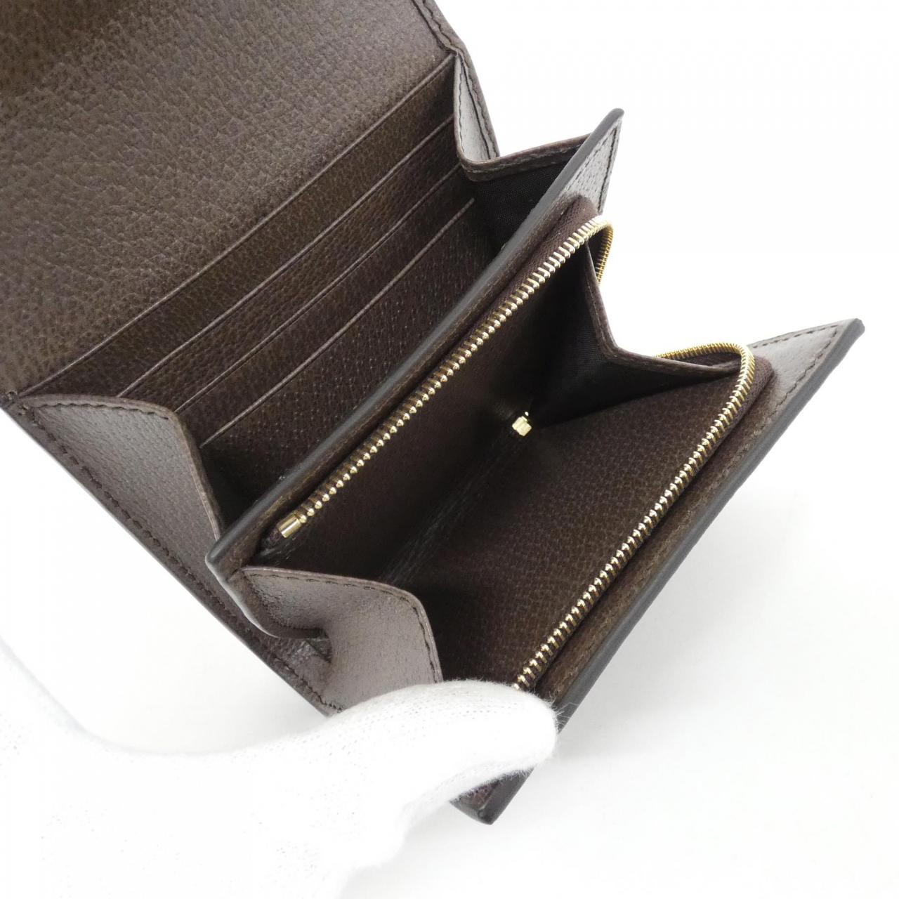 グッチ オフィディア GGスプリームキャンバス 二つ折り財布