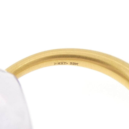 マリエレーヌドゥタイヤック 22K イエローゴールド アメシスト リング