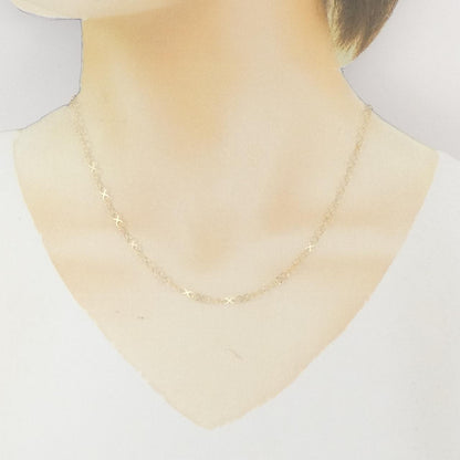 エスジェーエックス K10イエローゴールドネックレス