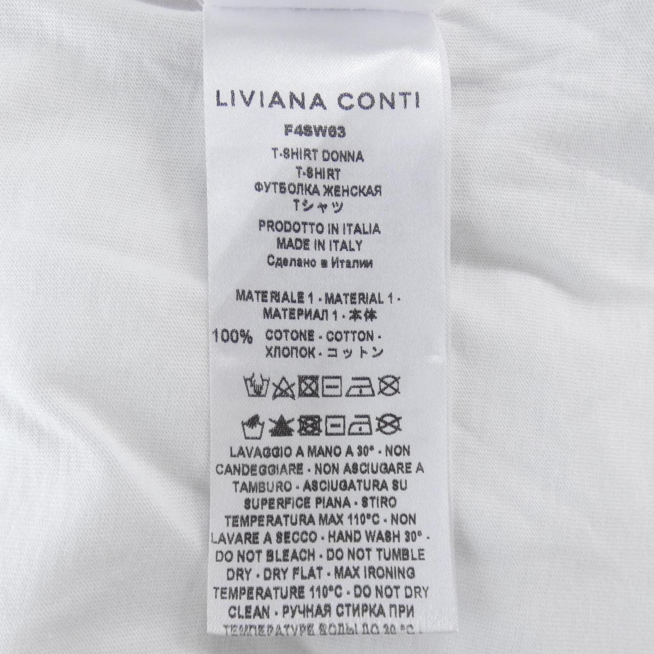 リビアナコンティ コットンTシャツ