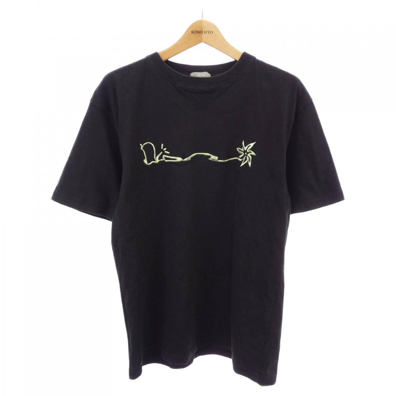 ディオール CACTUS JACK TRAVIS SCOTT コットンTシャツ