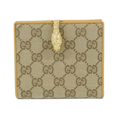 グッチ GGキャンバス レザー 二つ折り財布