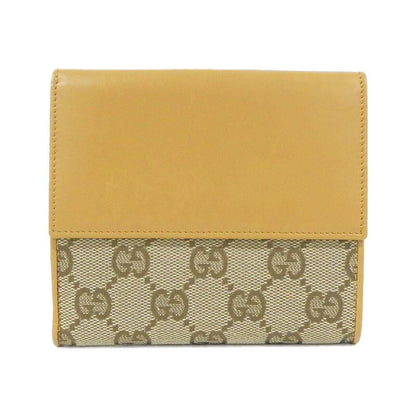 グッチ GGキャンバス レザー 二つ折り財布