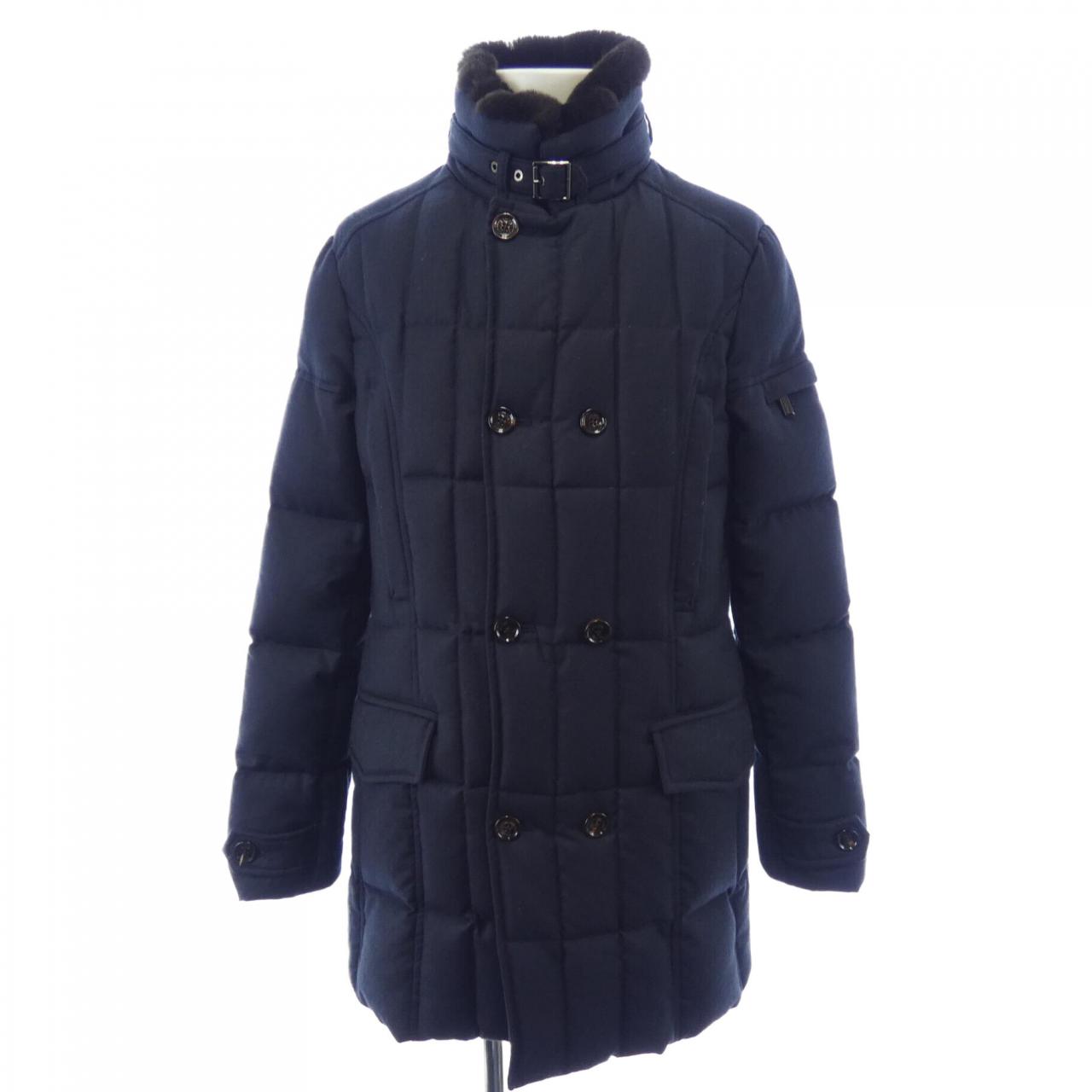 ムーレー MORRIS L カシミヤ混ダウンコート