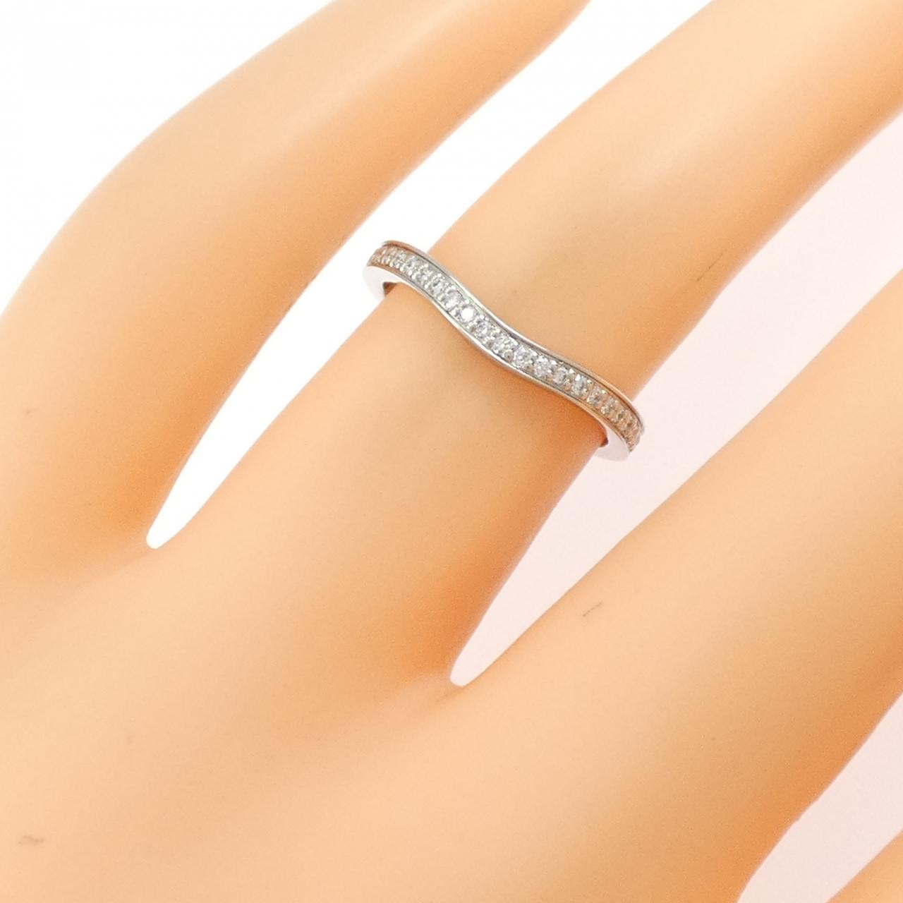 カルティエ バレリーナ プラチナ リング 7.5号