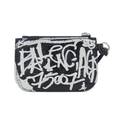 バレンシアガ LE CAGOLE GRAFFITI レザーコインケース