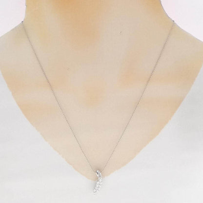 PT900 PT850 0.50CT ダイヤモンドネックレス