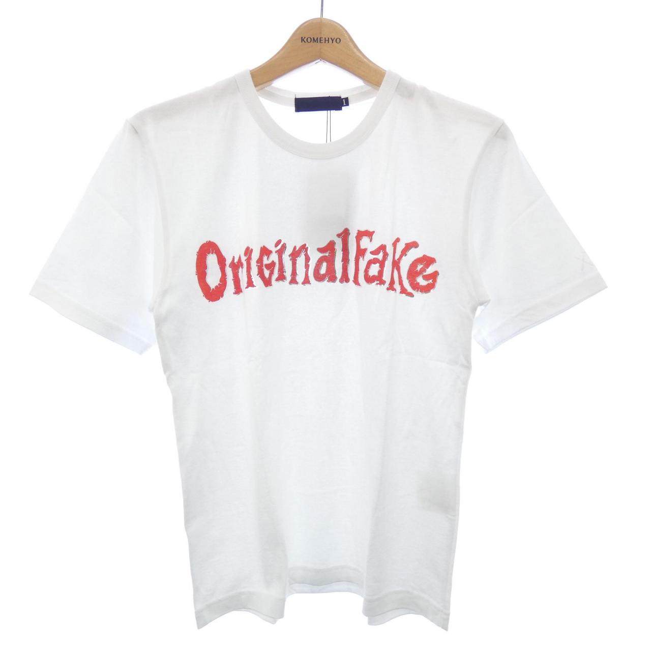 オリジナルフェイク コットンTシャツ