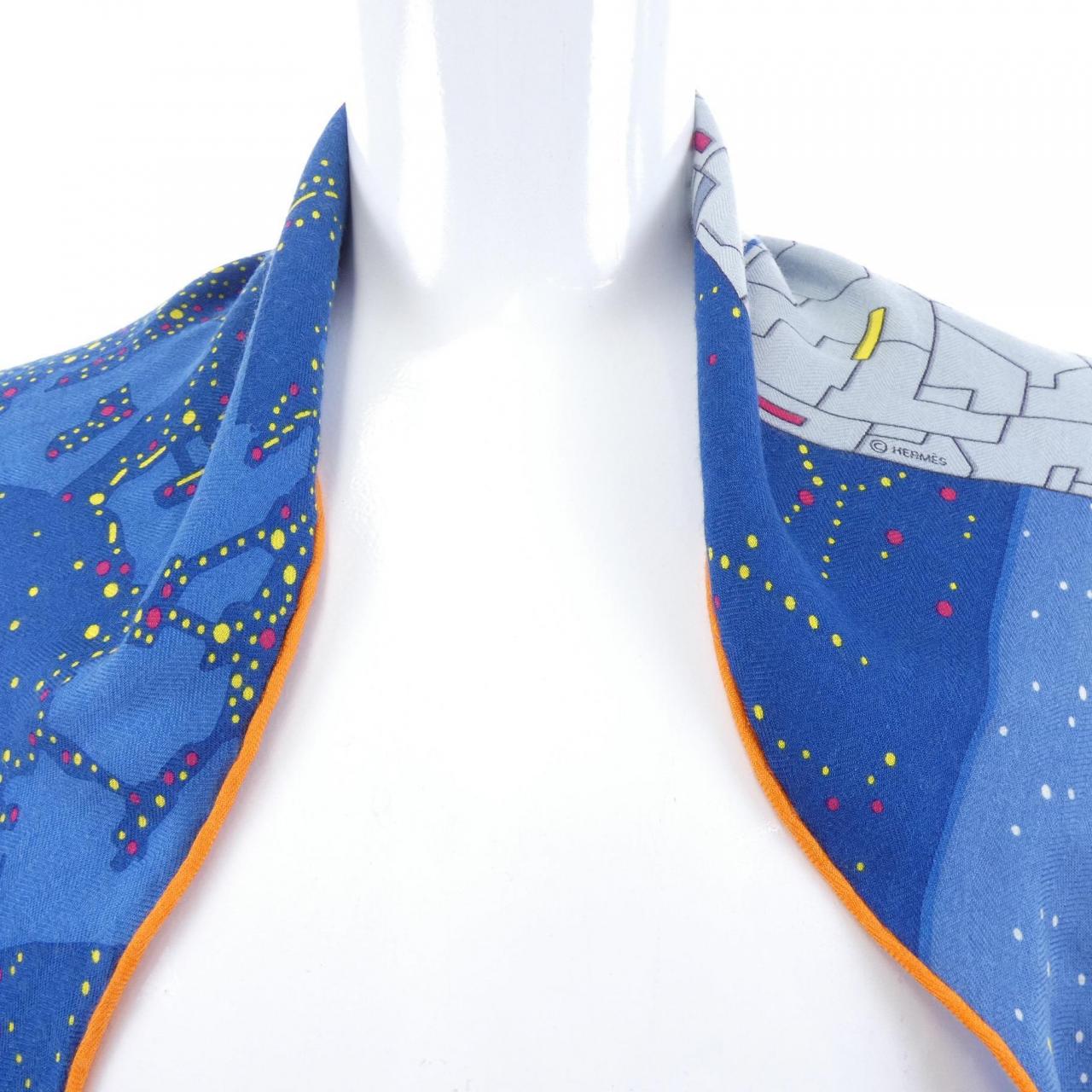 エルメス エルメスオデッセイ シルクカシミヤショール