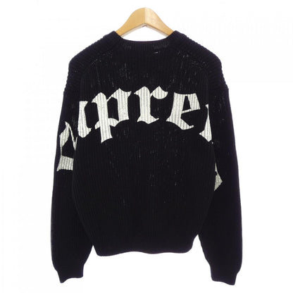 シュプリーム Old English Printed ニット