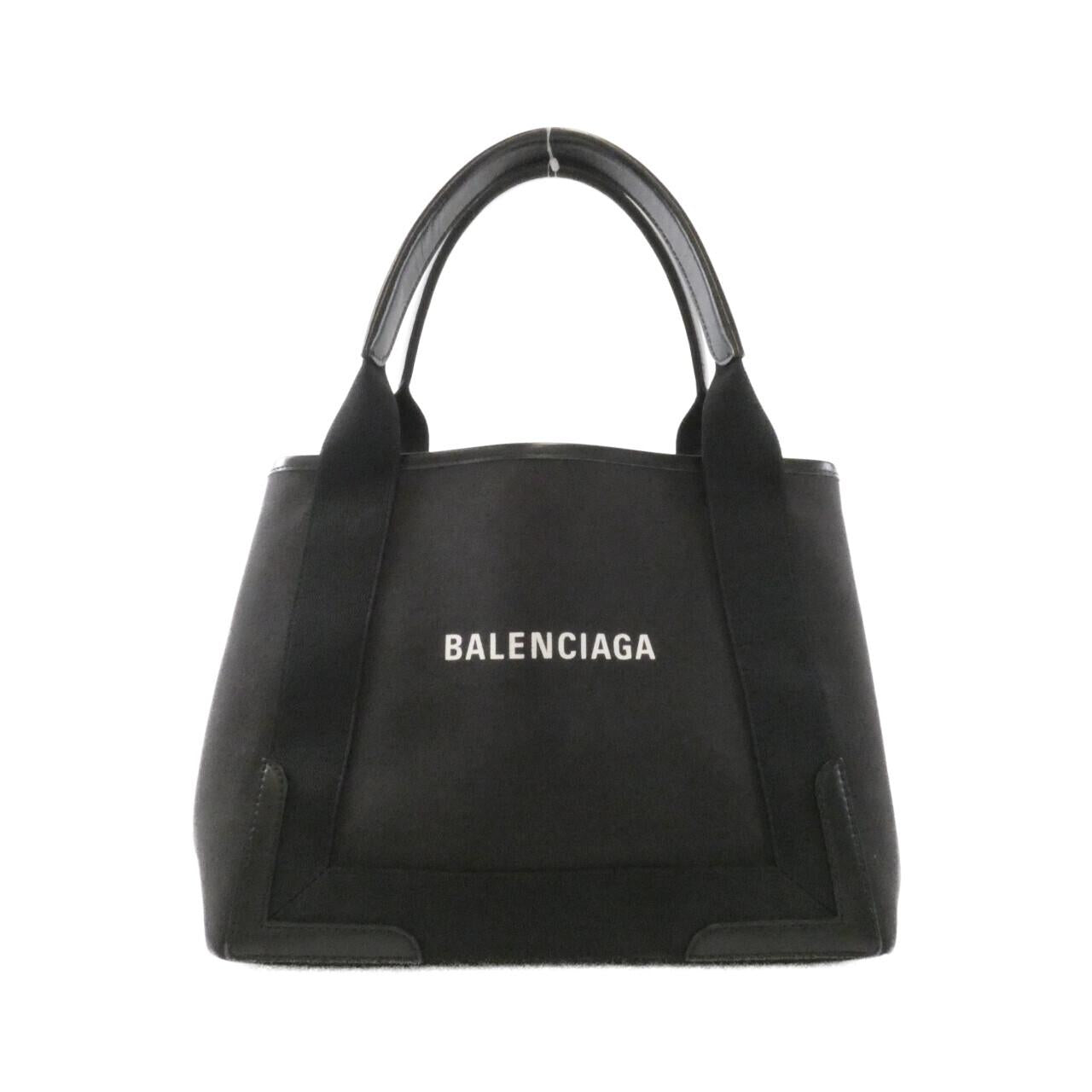 バレンシアガ ネイビーカバス トートバッグ