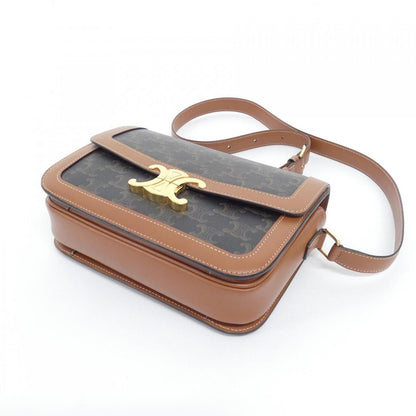 セリーヌ クラシックトリオンフ トリオンフキャンバス カーフ ショルダーバッグ