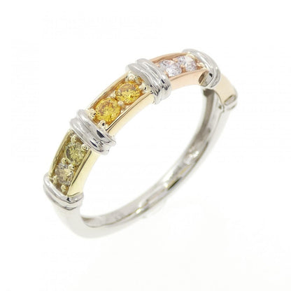 ジーエスティービー プラチナAu750 リング ダイヤモンド 0.24CT