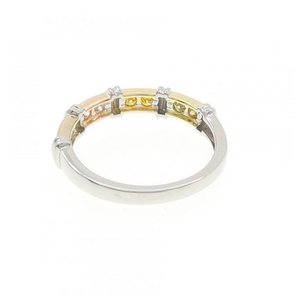 ジーエスティービー プラチナAu750 リング ダイヤモンド 0.24CT