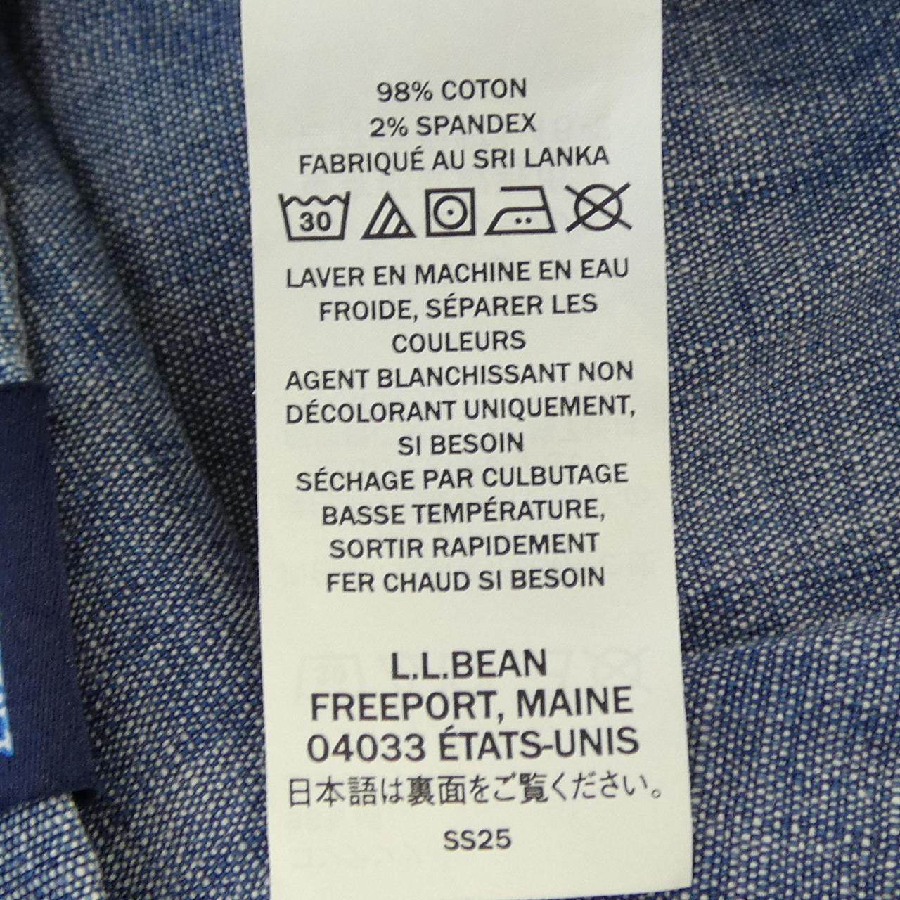 エルエルビーン コットンシャツ