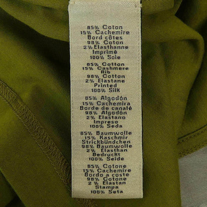 エルメス PARCORS SANS FAUTE DECADRE カシミヤ混 Tシャツ