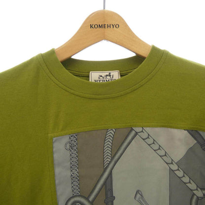 エルメス PARCORS SANS FAUTE DECADRE カシミヤ混 Tシャツ