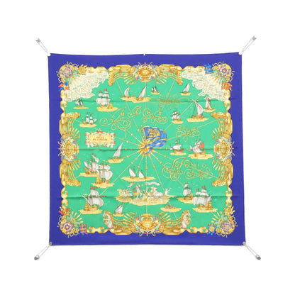 エルメス VOILES DE LUMIERE シルクスカーフ