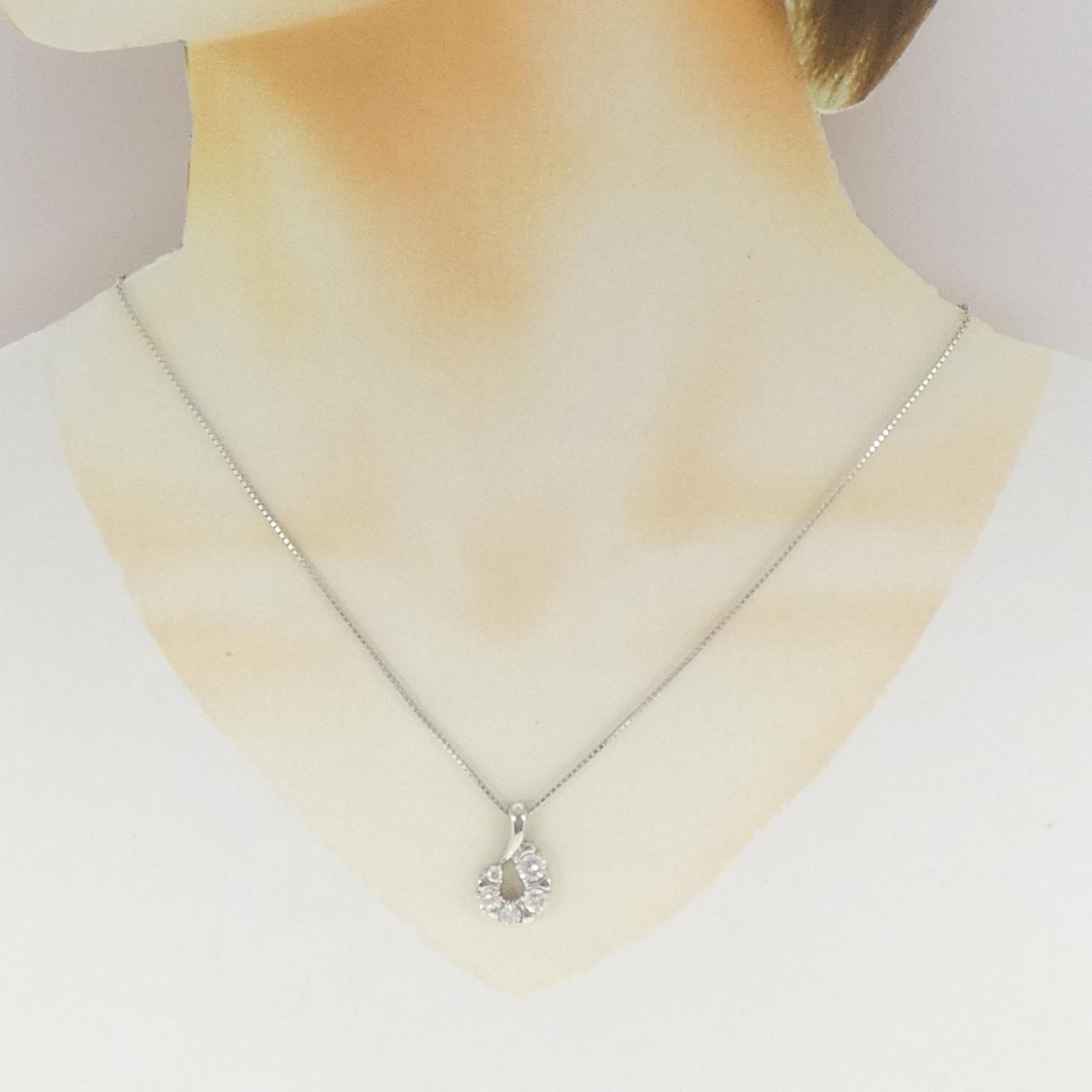 プラチナ850 ダイヤモンドネックレス