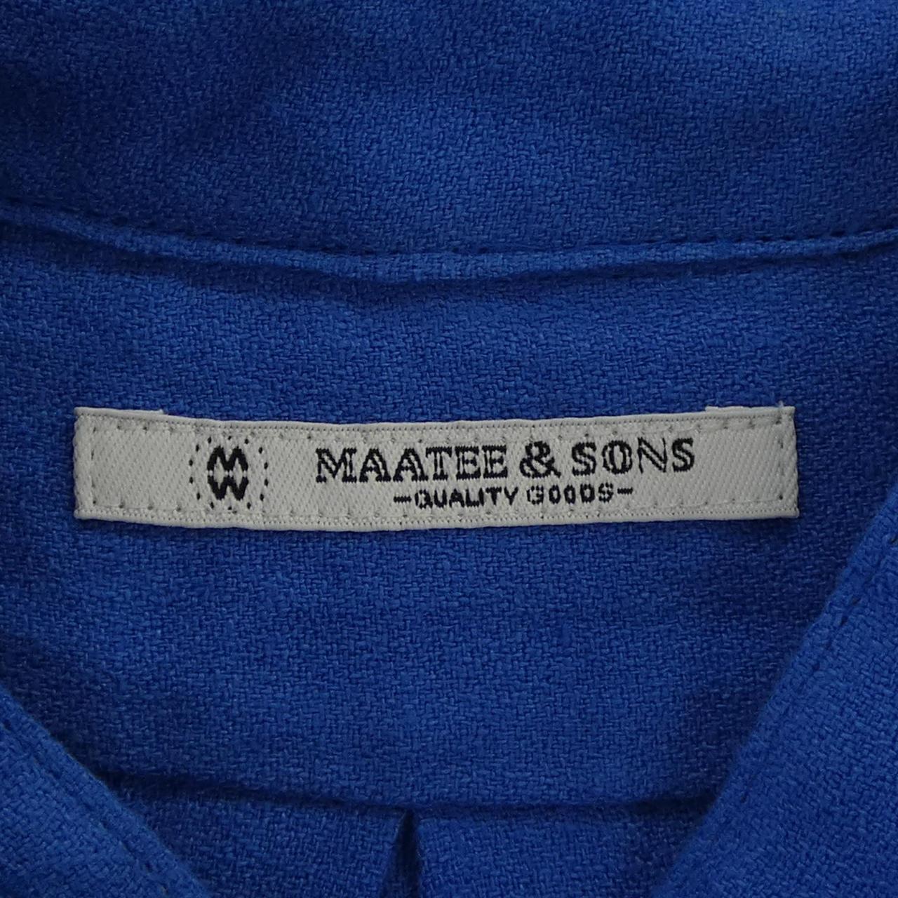 MAATEE&SONS コットンシャツ