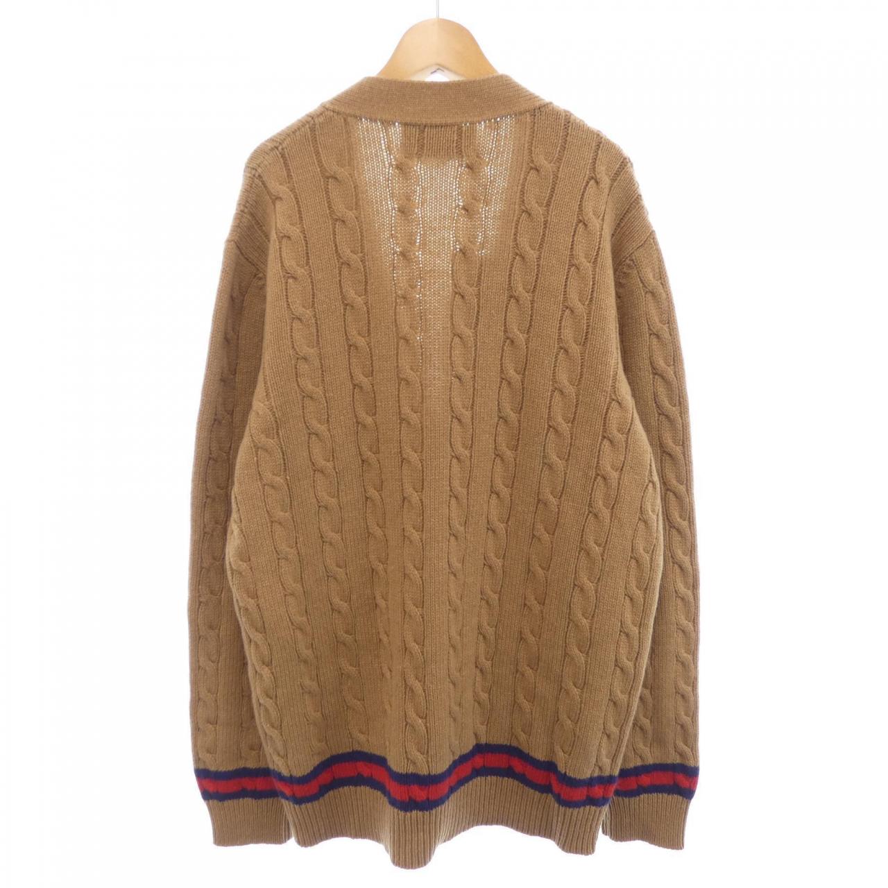 グッチ カシミヤカーディガン