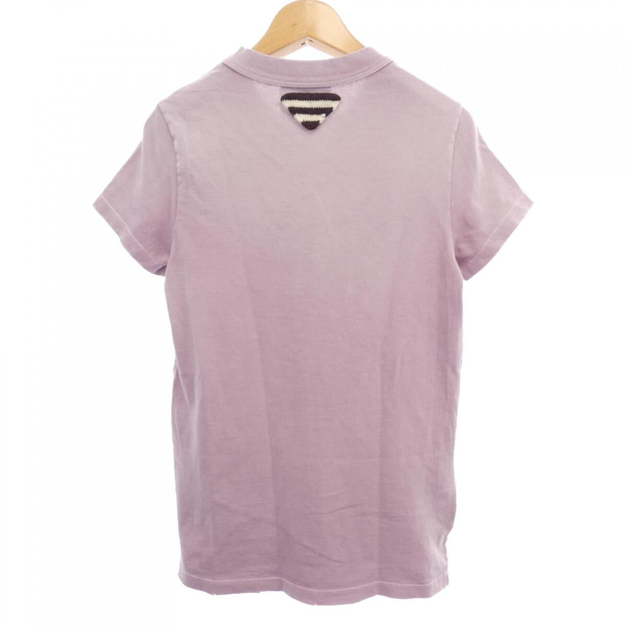 プラダ トライアングルロゴ コットンTシャツ