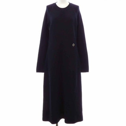 エルメス カナディアンボタン カシミア ワンピース