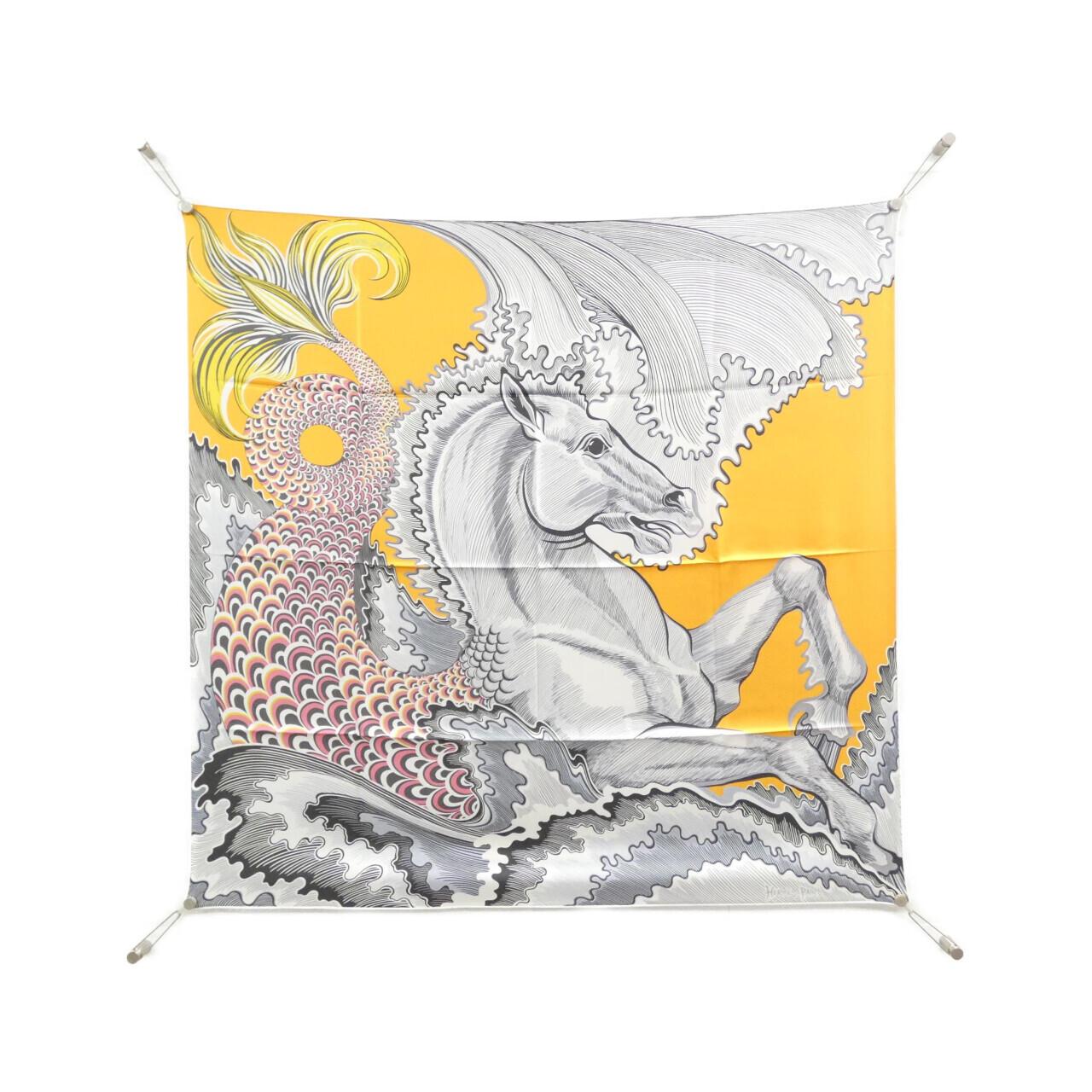 エルメス CHEVAL SIRENE シルクスカーフ