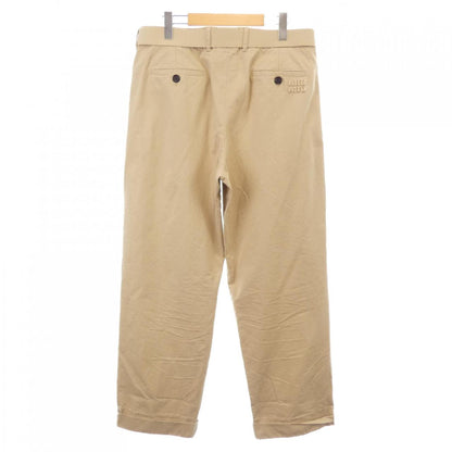 ミュウミュウ OLD GABARDINE パンツ