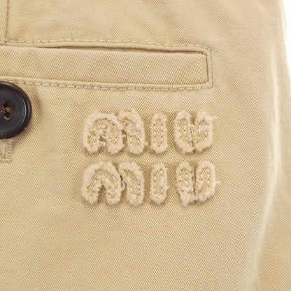 ミュウミュウ OLD GABARDINE パンツ