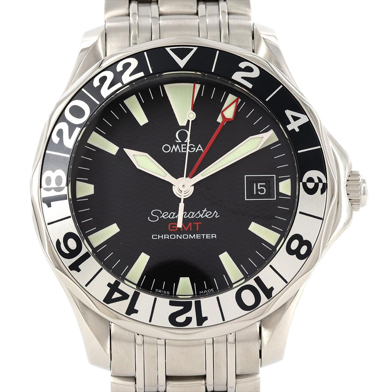 オメガ シーマスターGMT 50YEARS ステンレススチール 自動巻