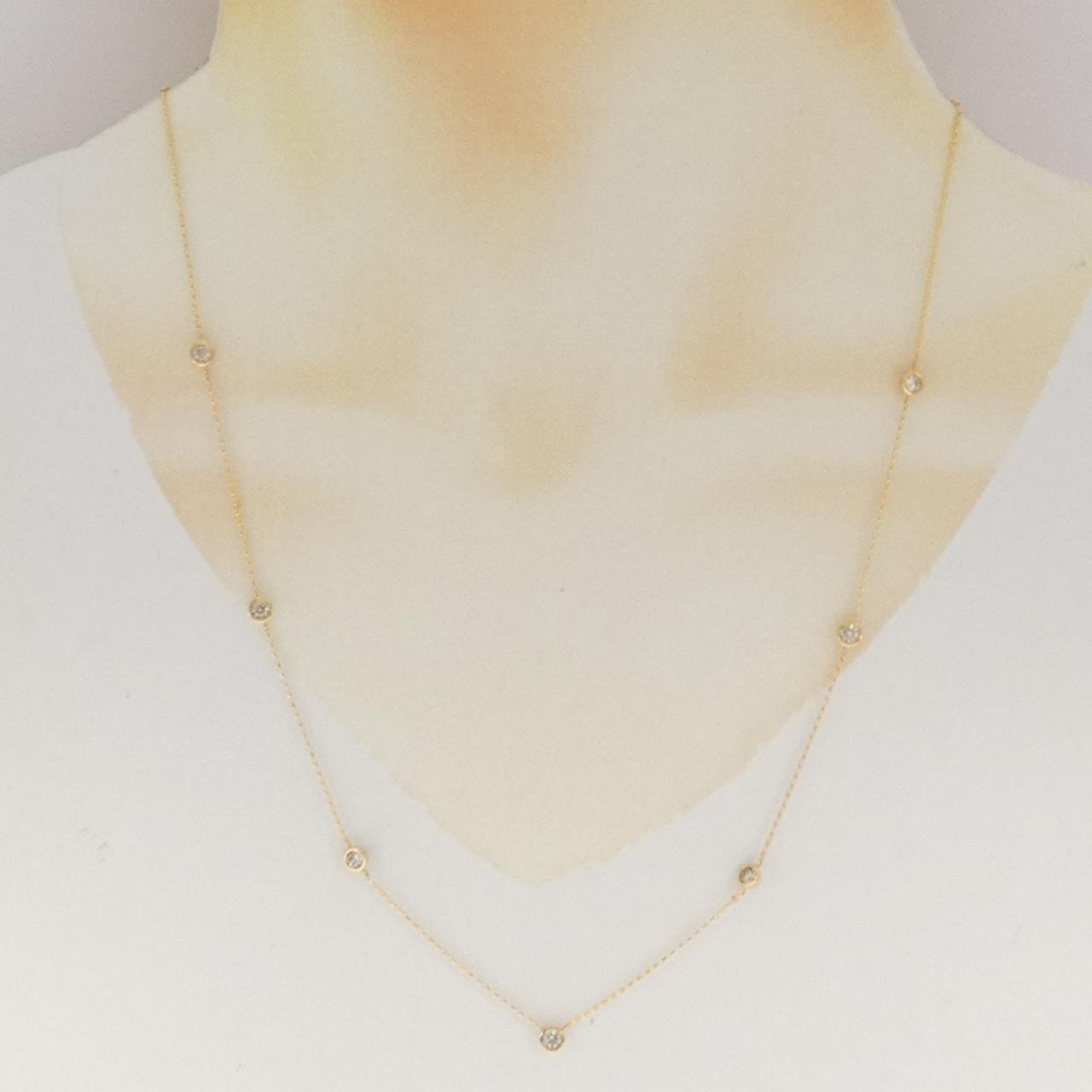 Au750ダイヤモンドネックレス