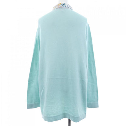 エルメス LAVIE PRECIEVSE DE LA MEDITERRANEE シルクコットンカシミヤポロシャツ