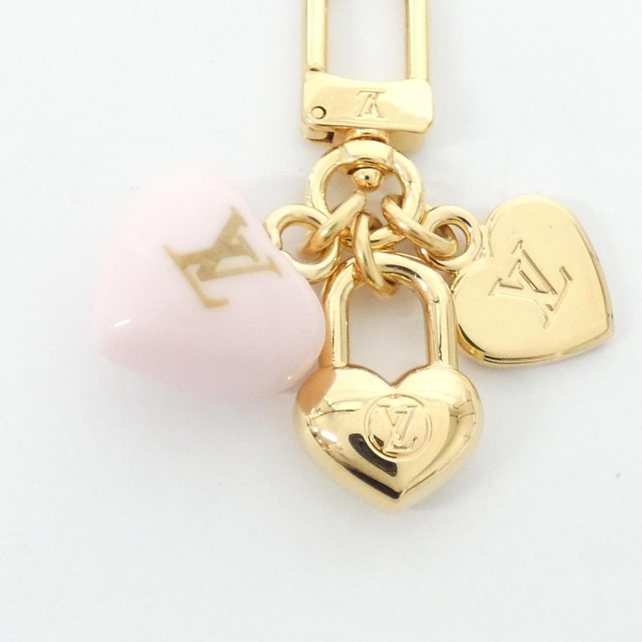 ルイヴィトン マイクロチャーム LVハート キーリング