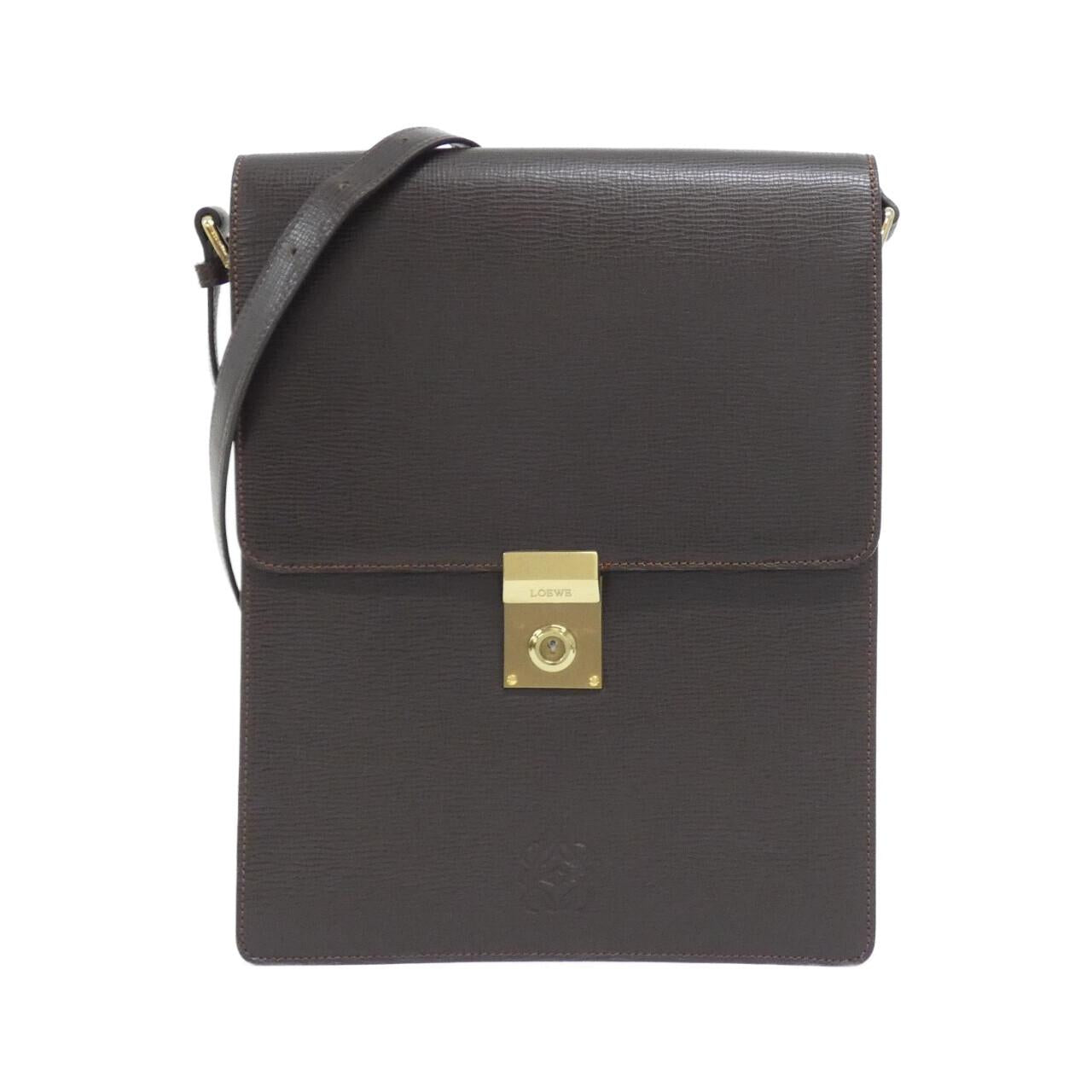 ロエベ レザーショルダーバッグ