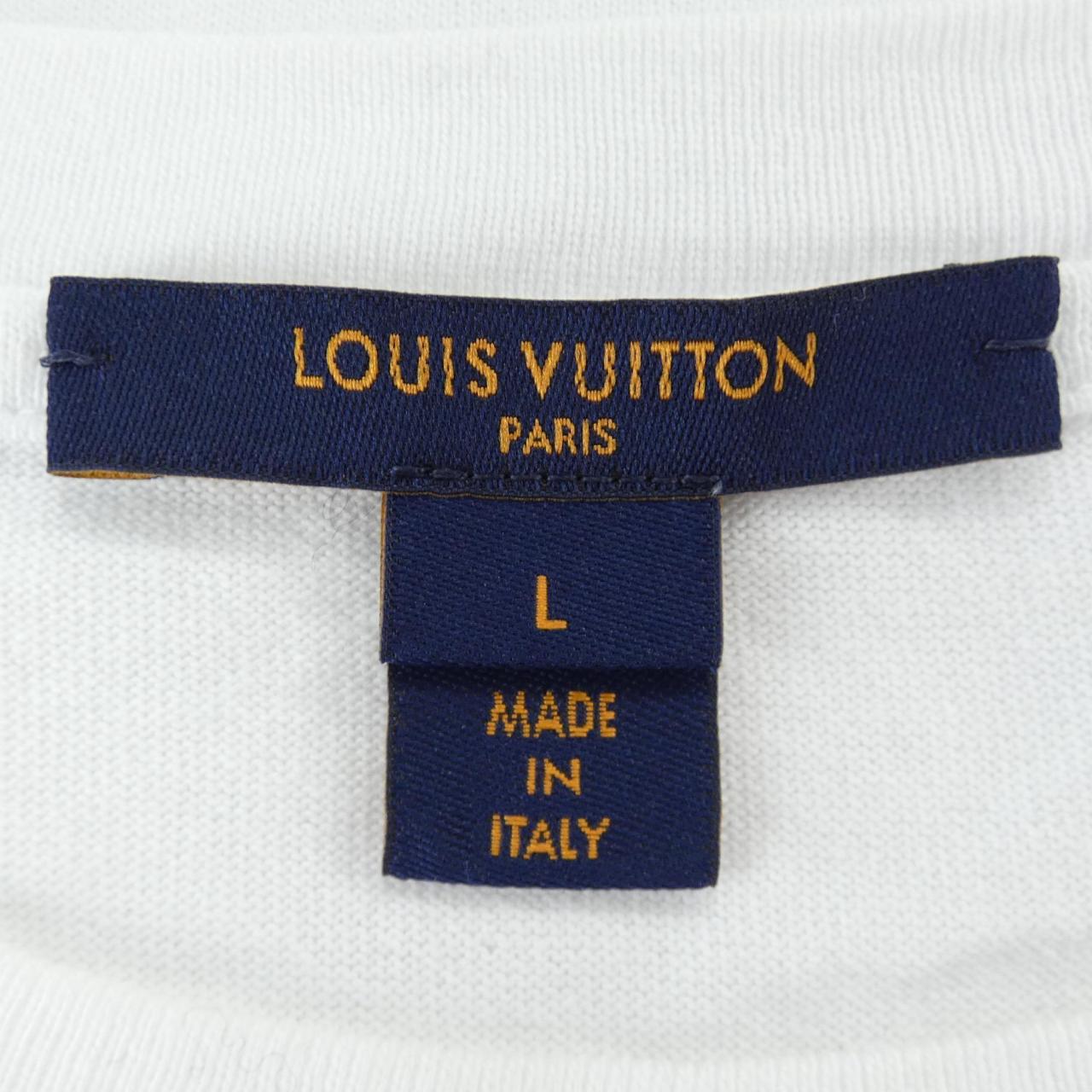 ルイヴィトン LVストライプ コットンTシャツ