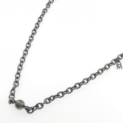 ミキモト パッショノワール 925シルバー 黒蝶パールネックレス