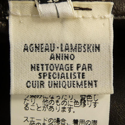 エルメス レザースカート
