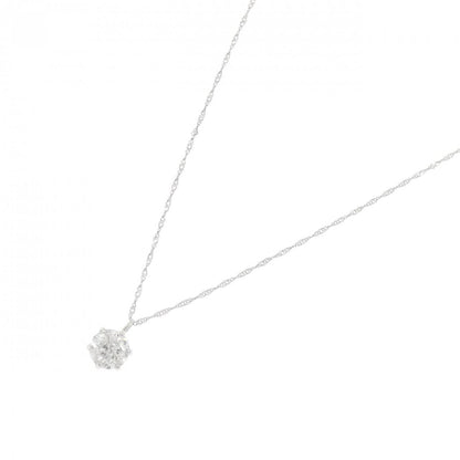 プラチナPT1000 PT850 0.5ctダイヤモンドネックレス