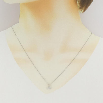 プラチナPT1000 PT850 0.5ctダイヤモンドネックレス
